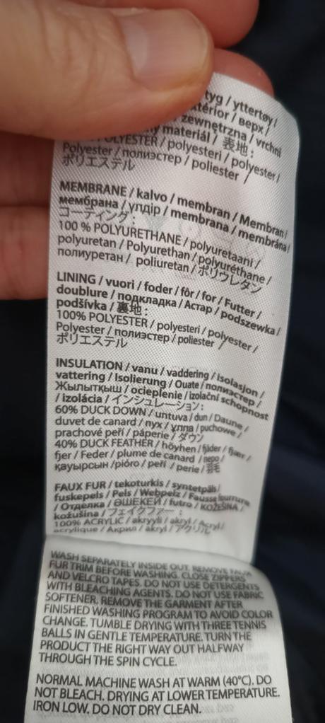 Péřový kabát reima, reima,110