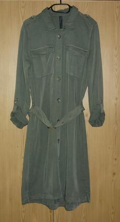 Khaki dámské košilové šaty takko fashion, takko,36