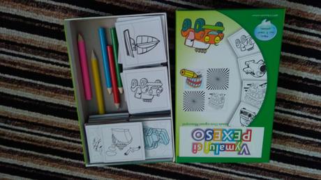 Vybarvovací pexeso, 