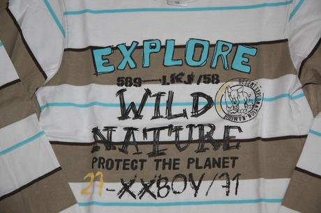 Triko s dlouhým rukávem, c&a,128