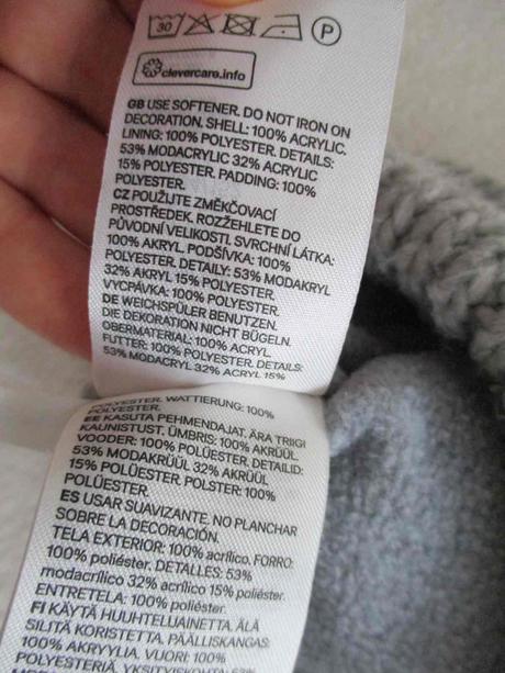 Zimní čepice kulich h&m 134 146 152, h&m,134