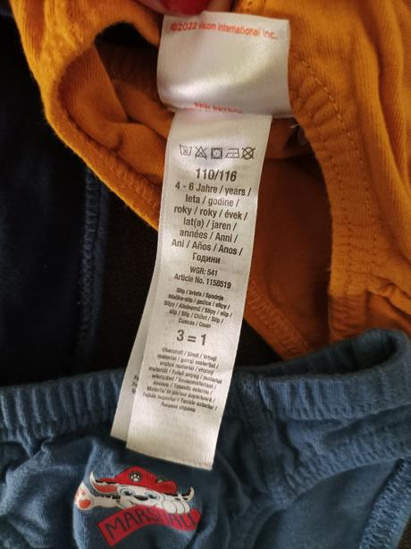 Slipy tlapáková patrola psaná 110/116 (reálná 104), 104