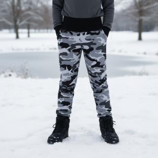 Zimní kalhoty s medvídkovou podšívkou, 80 - 152