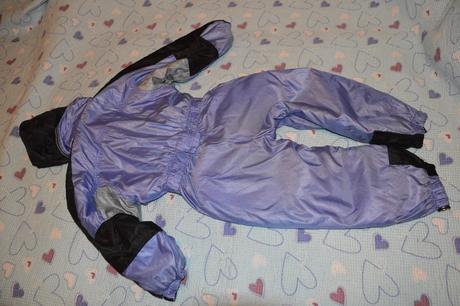 104 110 116 kombinéza fialová, 110