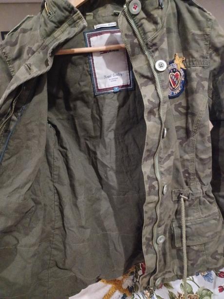 Army parka kabátek bunda tommy hilfiger xs/s, tommy hilfiger,s