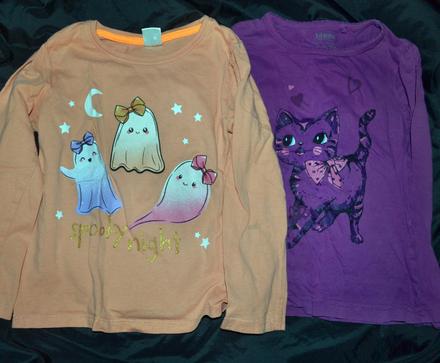 2x dívčí tričko v.110/116, lupilu,110