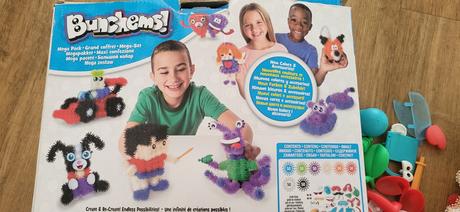 Bunchems 400-stavebnice,dílky k vyrábění,tvořivost, 