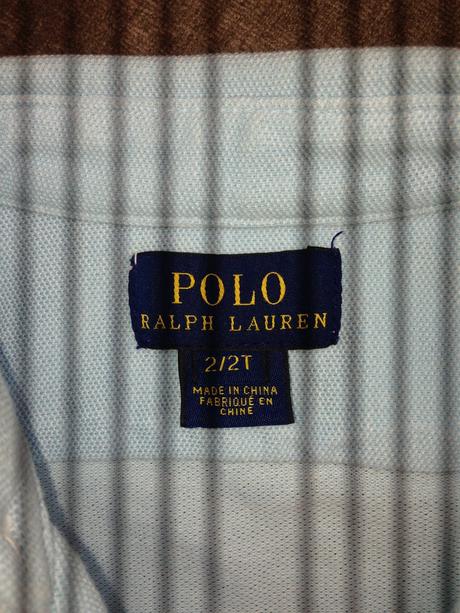 Košile unisex polo ralph lauren 2 roky bledě modrá, ralph lauren,92