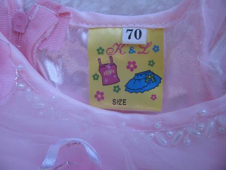 Společenské tylové růžové šaty, 98