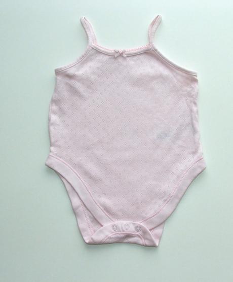 C420 růžové body tílko vel. 68, nutmeg,68