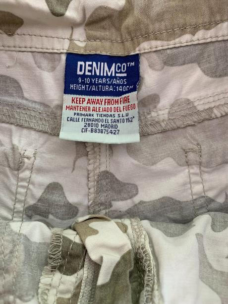 Maskáčové & kraťasy & šortky denimco vel. 140, denim co,140