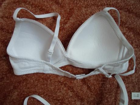 Bílá dívčí podprsenka 65b, 65b