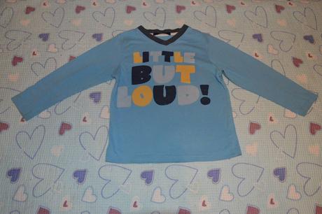 Bavlněné triko dl. rukáv little but loud, george,104