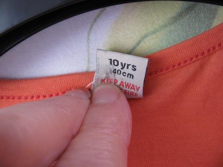 Letní oranžová bavlněná halenka s krajkou, tu,140