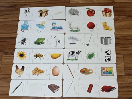 Puzzle link, trefl, 3+,
