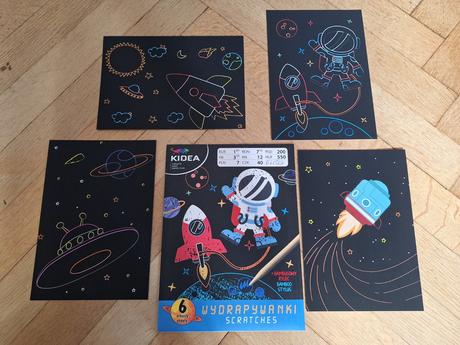 Kreativní tvoření škrábací obrázky, 