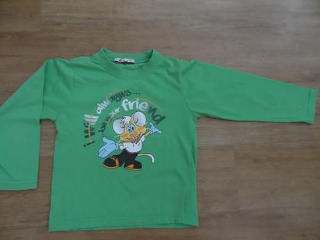 4 trička s dlouhým rukávem vel. 110, 110