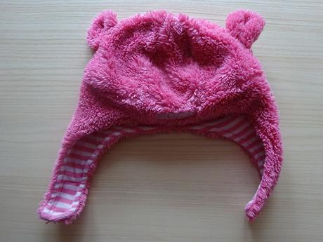 Zimní čepice s oušky, vel. 62/68, pumpkin patch,62