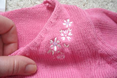 Pletené bolérko, little bundle,68