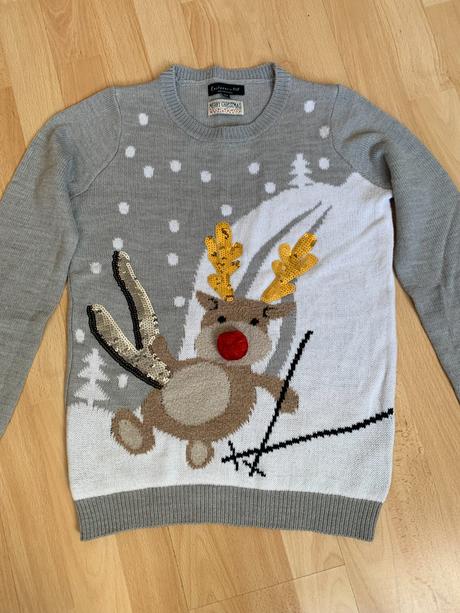 Svetr vánoční f&f vel. 34 (158/164), s