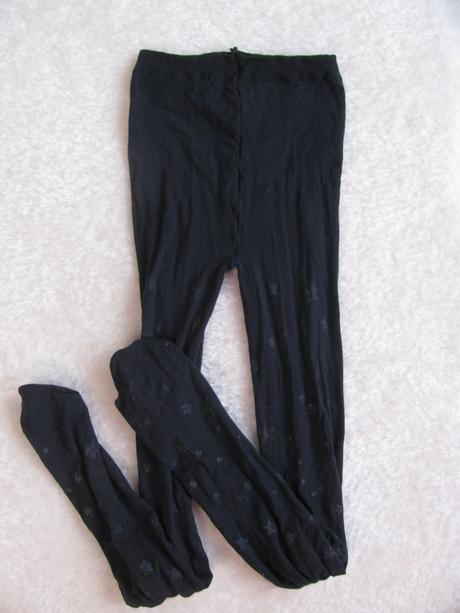 Tmavě modré punčocháče s hvězdičkami, 116