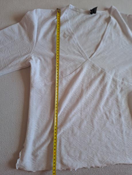 Elegantní bílá halenka, m