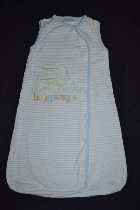 Bavlněný spací pytel na 0-6měs.se slonem,