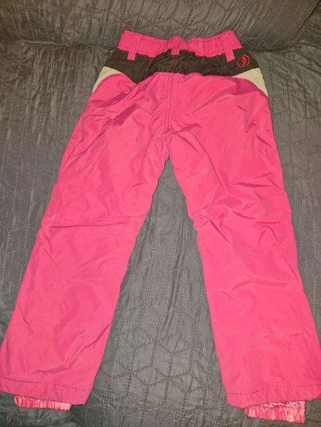 Růžové zateplené kalhoty zn. grace vel. 110, grace,110