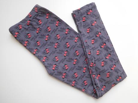 2x legíny s minnie vel. 140/146, c&a,146