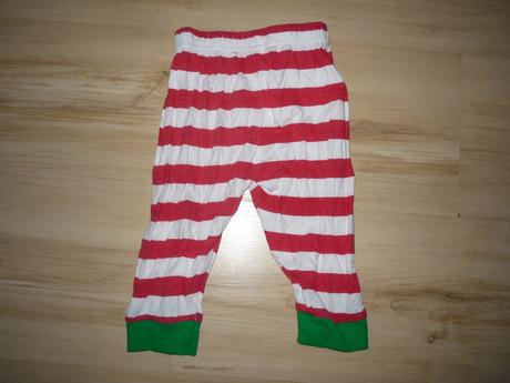 Pruhované bavlněné tepláky, 74