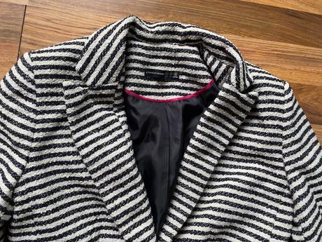 Pruhované neformální sako, vel s-s/m, atmosphere, atmosphere,s