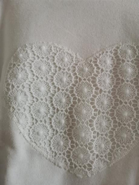 Svetr mikina dívčí svetřík vel. 122 / 128, h&m,122