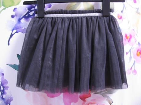 Tmavě šedá tylová sukně, f&f,104