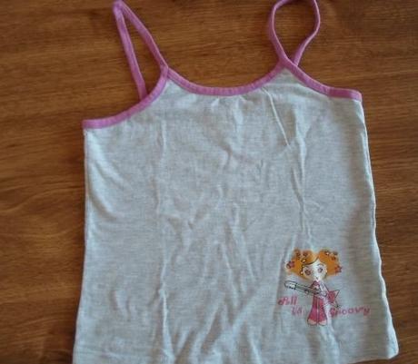 Šedé tričko tílko top, 140