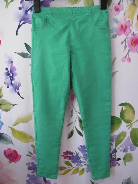 Elastické přiléhavé jeggings džíny kalhoty, st. bernard,140