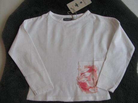 Bílé tričko crop top, house,110