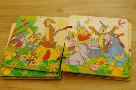 6 drevenych stranek - kniha - medvidek pu,