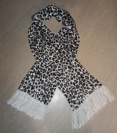 Šála s levhartím vzorem (165 cm), m
