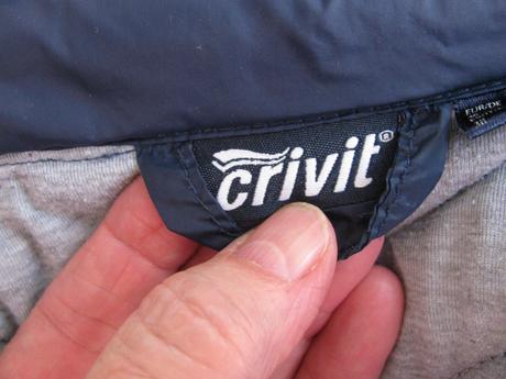 Přechodná tmavě modrá prošívaná bunda, crivit,38