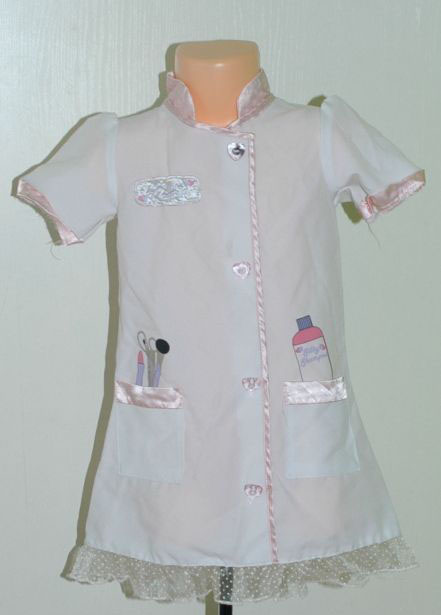 Karnevalový kostým šaty kadeřnice,