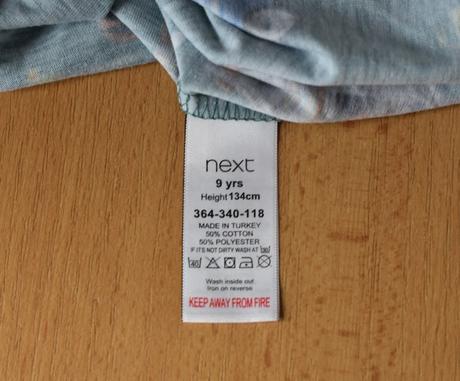 Tričko vel. 9 let, 134