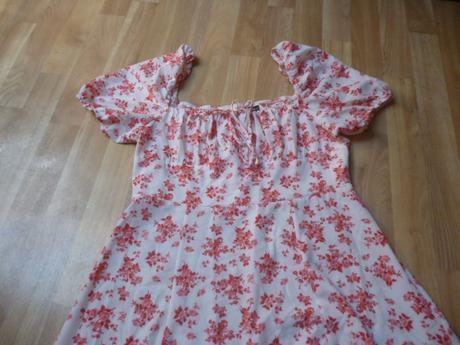 Kytkaté dlouhé šaty vel. xl, xl
