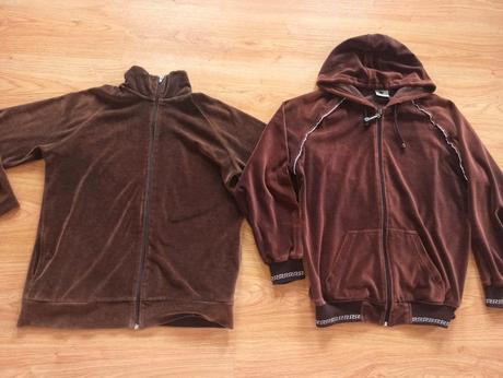 Mikiny semišové vel.m/l, m