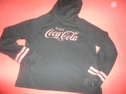 V top stavu crop top mikina coca-cola,vel. 158/164, 158