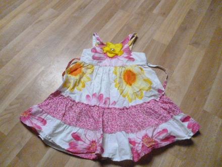 Kytkaté šaty jenny 3 roky, 98
