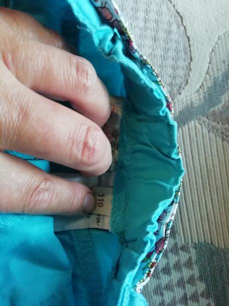 Krásná tyrkysová sukénka nová-cca 98, 98