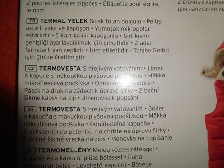 Dívčí vesta vel. 134/140, tchibo,134