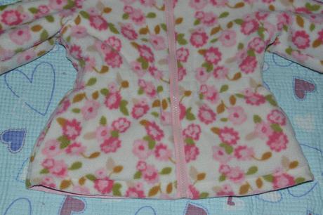 Oboustranná bundička 2v1 mikinka (bavlna+flees), 98