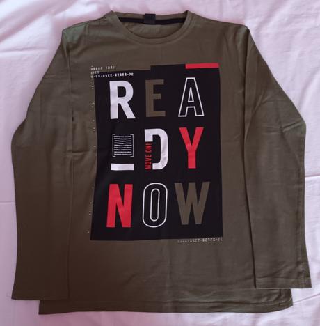 Zelené chlapecké triko dlouhý rukáv, kik,158