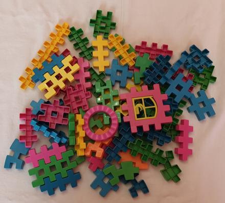 Plastová stavebnice vafle, 